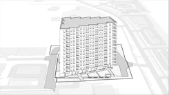Wirtualna makieta 3D apartamentu 53.85 m², 87