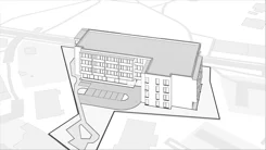 Wirtualna makieta 3D apartamentu inwestycyjnego 42.87 m², A.3.4