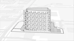 Wirtualna makieta 3D apartamentu 58.68 m², A1
