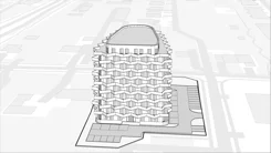 Wirtualna makieta 3D apartamentu 49.46 m², A18