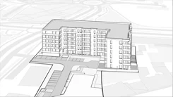 Wirtualna makieta 3D mieszkania 41.89 m², Budynek 1 Mieszkanie 110