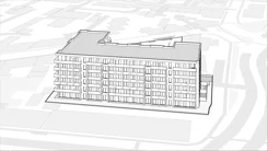 Wirtualna makieta 3D mieszkania 43.42 m², Budynek 1 Mieszkanie 4