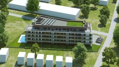 Wirtualna makieta 3D apartamentu inwestycyjnego 44.53 m², A18