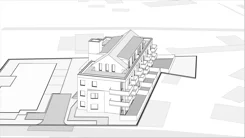 Wirtualna makieta 3D apartamentu 40.28 m², B15