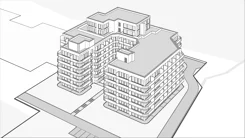 Wirtualna makieta 3D apartamentu inwestycyjnego 49.9 m², 011