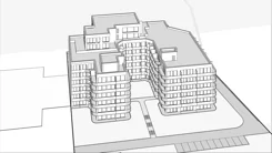 Wirtualna makieta 3D apartamentu inwestycyjnego 49.8 m², 003