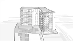 Wirtualna makieta 3D mieszkania 49.01 m², M25/KL2