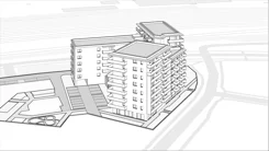 Wirtualna makieta 3D apartamentu 36.48 m², A2.3.2.M9
