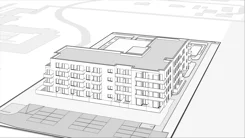 Wirtualna makieta 3D mieszkania 34.83 m², B1.39
