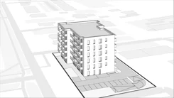 Wirtualna makieta 3D mieszkania 28.1 m², M10