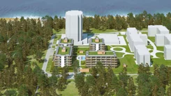 Wirtualna makieta 3D inwestycji Aquamarina 3