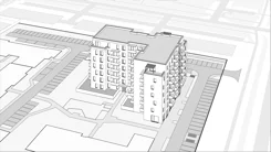 Wirtualna makieta 3D mieszkania 42.1 m², B1/2