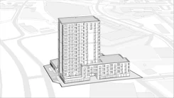 Wirtualna makieta 3D mieszkania 36.63 m², A.1M10