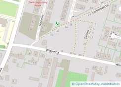 Lokalizacja inwestycji Zielone Komorowice - domy