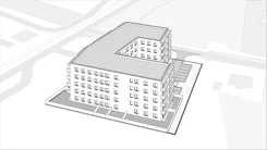 Wirtualna makieta 3D mieszkania 62.29 m², B42