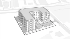 Wirtualna makieta 3D mieszkania 26.44 m², B56