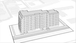 Wirtualna makieta 3D mieszkania 70.44 m², B1 - A003