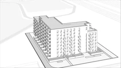 Wirtualna makieta 3D mieszkania 39.58 m², E2-A013