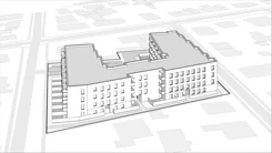 Wirtualna makieta 3D mieszkania 41.6 m², A03