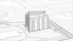 Wirtualna makieta 3D mieszkania 56.56 m², L-B096