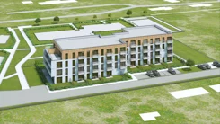Wirtualna makieta 3D apartamentu 47.73 m², D13