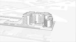 Wirtualna makieta 3D mieszkania 44.6 m², BB0203/4