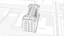 Wirtualna makieta 3D apartamentu inwestycyjnego 37.39 m², 1