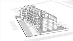 Wirtualna makieta 3D apartamentu inwestycyjnego 45.3 m², MN35