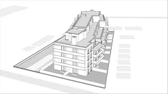 Wirtualna makieta 3D apartamentu inwestycyjnego 26.27 m², MN60