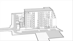 Wirtualna makieta 3D mieszkania 42.81 m², B3.3.2