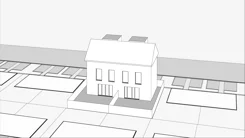Wirtualna makieta 3D domu 71 m², 35A