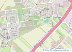 Lokalizacja inwestycji Zielone Zamienie X