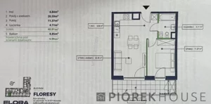 Mieszkanie dwupokojowe 40,91 m², Warszawa, Mokotów, Cybernetyki, Sprzedaż