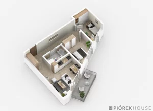 Mieszkanie trzypokojowe 51,51 m², Warszawa, Białołęka, Światowida, Sprzedaż