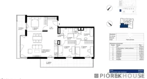 Mieszkanie czteropokojowe 88,74 m², Warszawa, Mokotów, Białego Dębu, Sprzedaż
