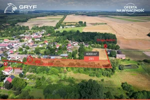 Działka 4 000,00 m², Główczyce, Sprzedaż