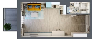 1 pokój, mieszkanie 29,82 m², piętro 2, oferta nr F.A.32, Pruszcz Park - bud. F , Pruszcz Gdański, ul. Arctowskiego 