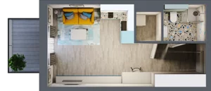 1 pokój, mieszkanie 29,90 m², piętro 3, oferta nr F.A.45, Pruszcz Park - bud. F , Pruszcz Gdański, ul. Arctowskiego 
