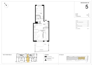 2 pokoje, mieszkanie 54,44 m², parter, oferta nr A.5, Imperial SILO, Kraków, Dębniki, Ruczaj, ul. Kobierzyńska