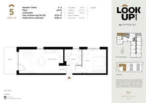 2 pokoje, mieszkanie 47,97 m², piętro 1, oferta nr a.7, LOOK UP House, Kraków, Prądnik Biały, ul. Pękowicka