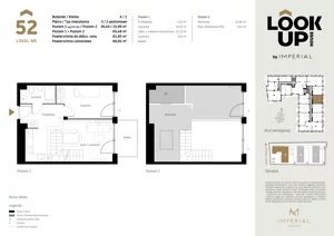 2 pokoje, mieszkanie 39,49 m², piętro 3, oferta nr a.52, LOOK UP House, Kraków, Prądnik Biały, ul. Pękowicka
