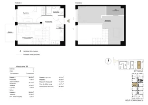 2 pokoje, mieszkanie 40,43 m², piętro 3, oferta nr c.39, LOOK UP House, Kraków, Prądnik Biały, ul. Pękowicka