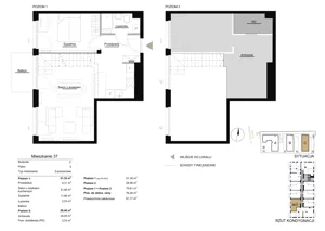 2 pokoje, mieszkanie 51,35 m², piętro 3, oferta nr c.37, LOOK UP House, Kraków, Prądnik Biały, ul. Pękowicka