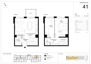 3 pokoje, mieszkanie 65,38 m², piętro 2, oferta nr A.41, Imperial SILO, Kraków, Dębniki, Ruczaj, ul. Kobierzyńska