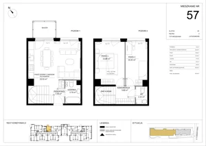 3 pokoje, mieszkanie 65,38 m², piętro 2, oferta nr A.57, Imperial SILO, Kraków, Dębniki, Ruczaj, ul. Kobierzyńska
