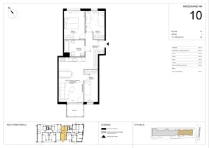 4 pokoje, mieszkanie 70,06 m², piętro 1, oferta nr A.10, Imperial SILO, Kraków, Dębniki, Ruczaj, ul. Kobierzyńska