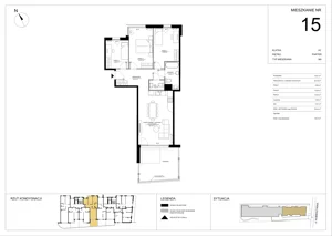 4 pokoje, mieszkanie 79,44 m², parter, oferta nr A.15, Imperial SILO, Kraków, Dębniki, Ruczaj, ul. Kobierzyńska