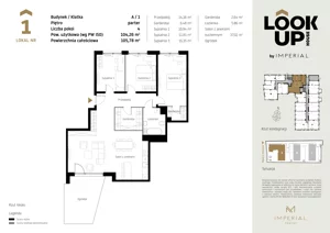 4 pokoje, mieszkanie 104,26 m², parter, oferta nr a.1, LOOK UP House, Kraków, Prądnik Biały, ul. Pękowicka