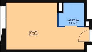 1 pokój, lokal inwestycyjny 26,50 m², piętro 3, oferta nr A.79, Cystersów 19, Kraków, Grzegórzki, ul. Cystersów 19