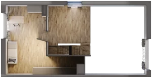 4 pokoje, mieszkanie 89,44 m², piętro 1, oferta nr 3.2, Cascada House, Rząska, ul. Piaski / Łąkowa